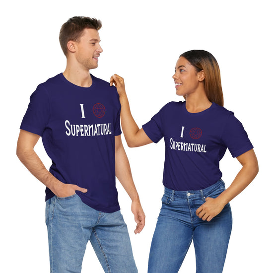 I Love Supernatural Devil's Trap Edition T-Shirt - Fandom-Made