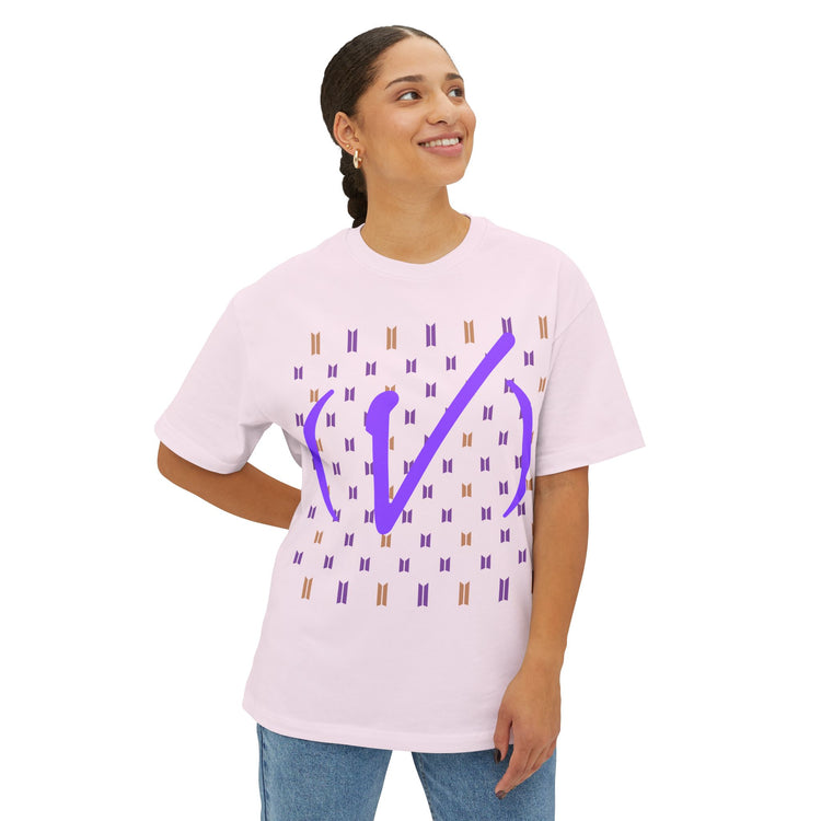 V Unisex Oversized Boxy Tee