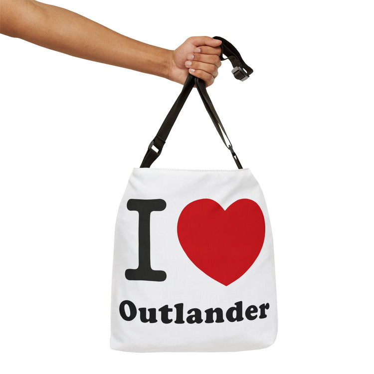 I Love Outlander Tote Bag