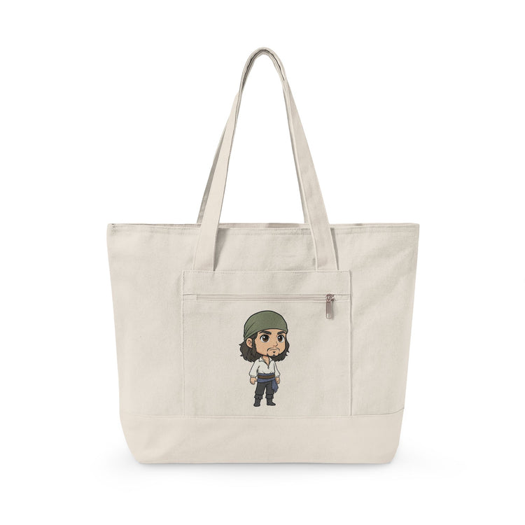 Will Turner Zippered Canvas Tote - Fandom-Made