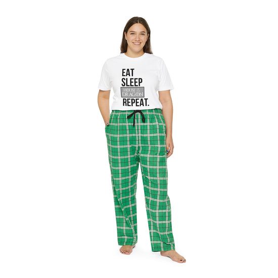 Eat Sleep House of the Dragon Women's Short Sleeve Pajama Set - Fandom-Made