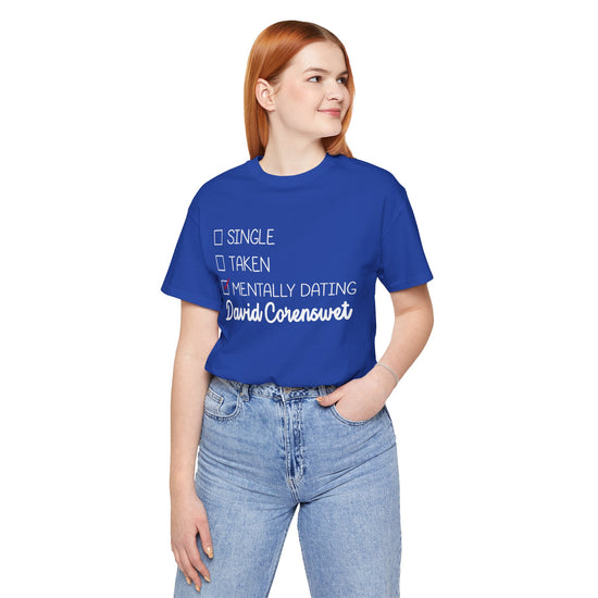 Mentally Dating David Corenswet Unisex T-Shirt - Fandom-Made