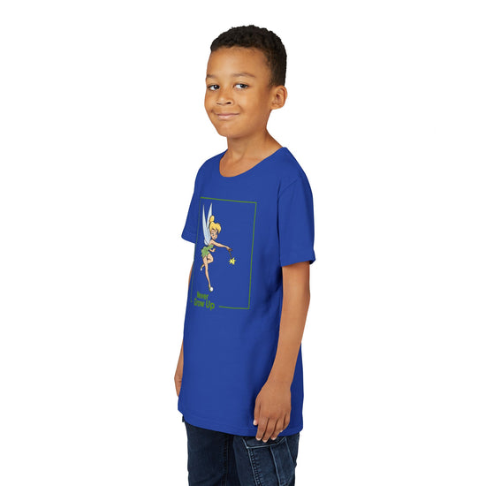 Never Grow Up Youth Tee - Fandom-Made