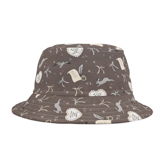 Tortured Poet All-Over Print Bucket Hat - Fandom-Made