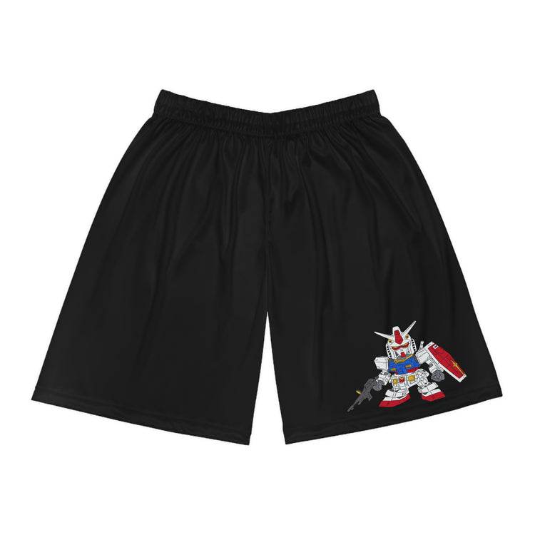 Gundam Time Basketball Shorts - Fandom-Made