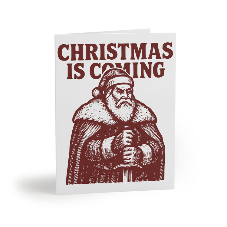 Christmas Is Coming Greeting Cards