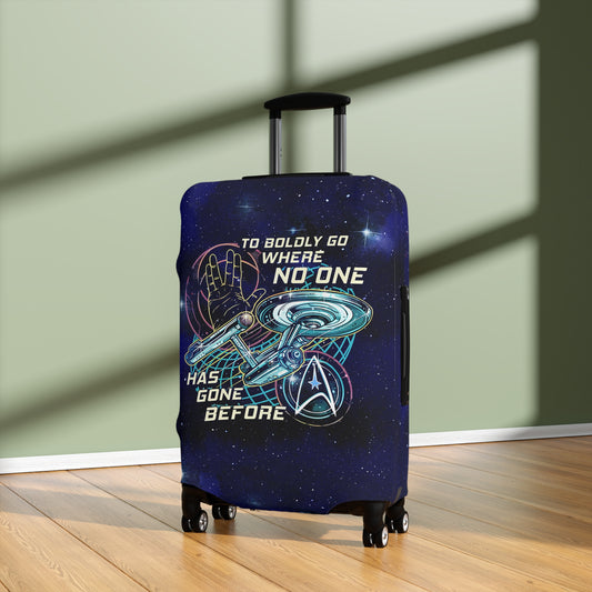 Trek Travel Luggage Cover - Fandom-Made
