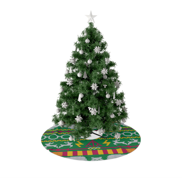 Harry Potter Ugly Christmas Sweater Christmas Tree Skirt