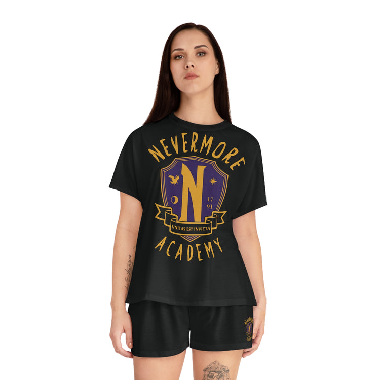 Nevermore Academy Women's Short Pajama Set - Fandom-Made