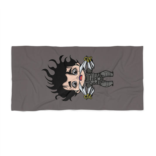Scissors For Hands Beach Towel - Fandom-Made