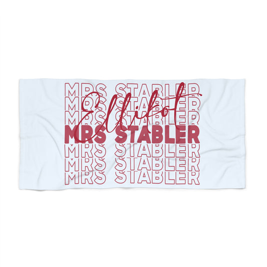 Mrs. Elliot Stabler Beach Towel