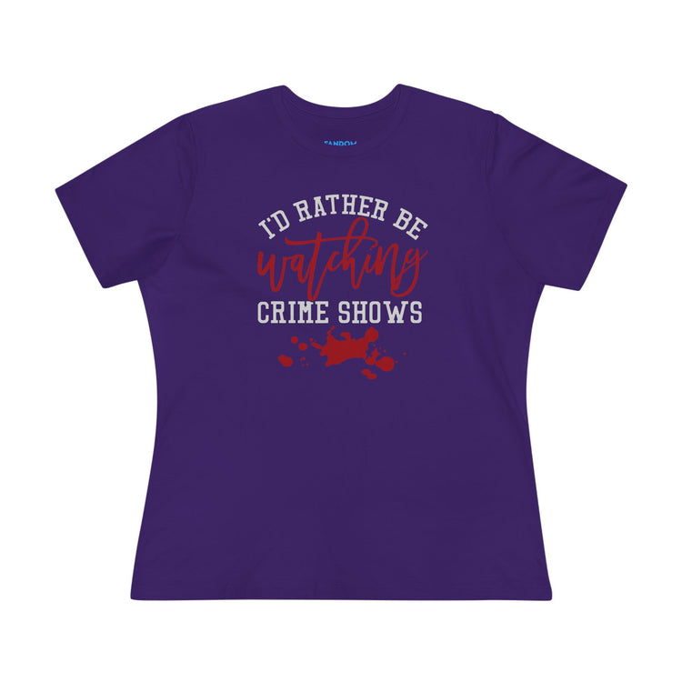 Crime Shows Women's Relaxed T-Shirt