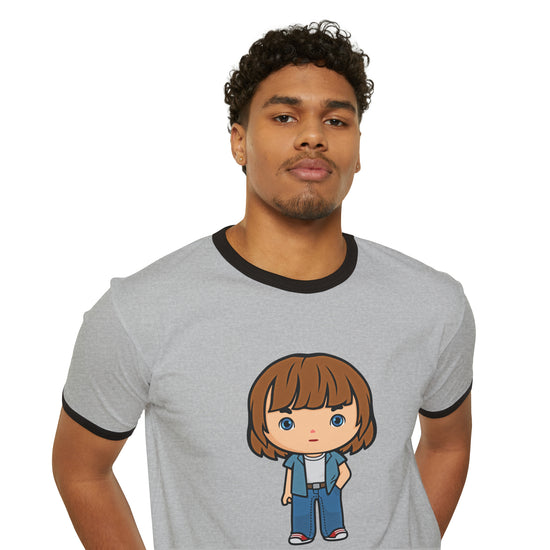 Jonathan Byers Unisex Cotton Ringer T-Shirt - Fandom-Made