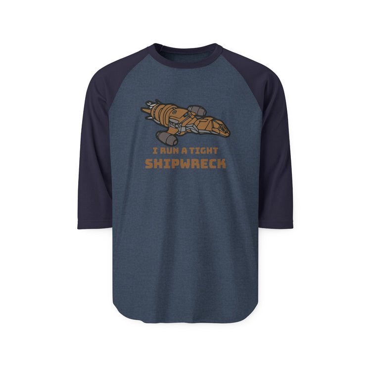 Tight Shipwreck 3/4 Raglan Shirt - Fandom-Made