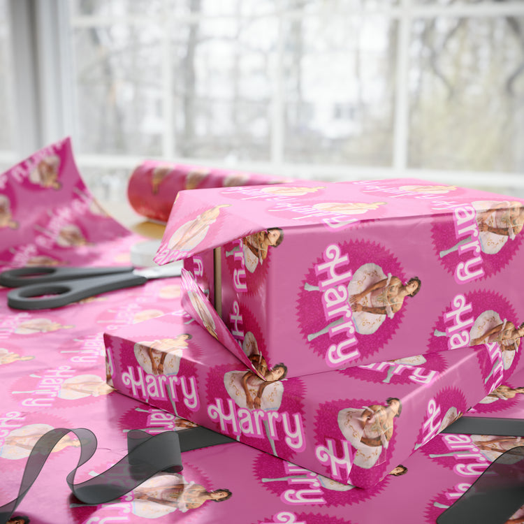 Harry Styles Barbie Wrapping Paper - Fandom-Made