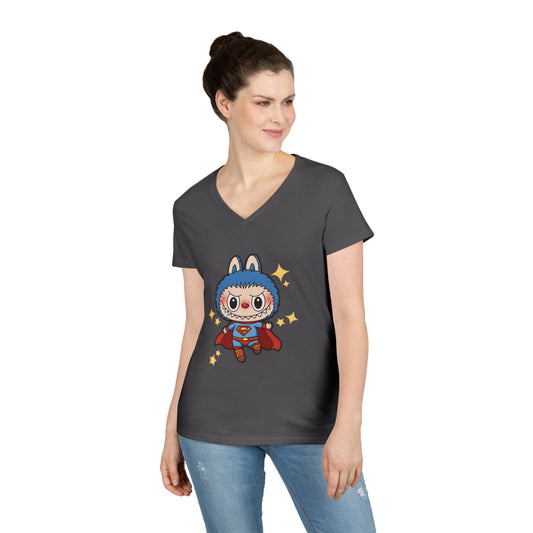 Bubu Supes V-Neck Tee - Fandom-Made