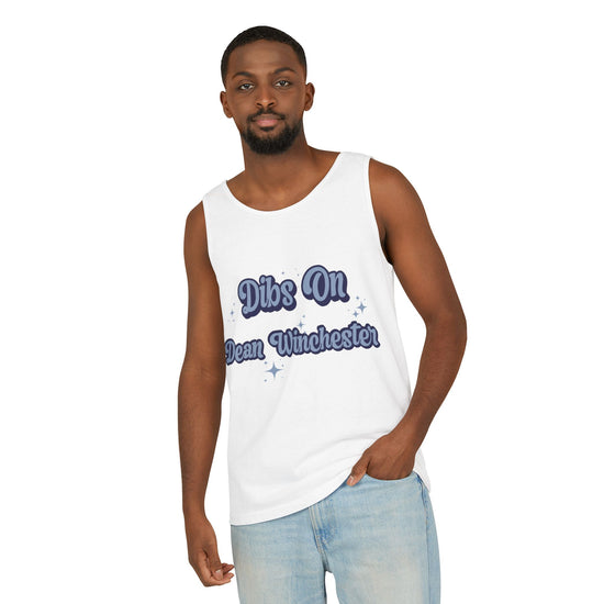 Dibs On Dean Winchester Unisex Tank Top - Fandom-Made
