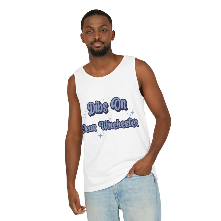 Dibs On Dean Winchester Unisex Tank Top - Fandom-Made