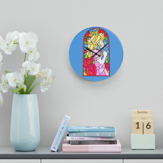 Princess Peach Wall Clock - Fandom-Made