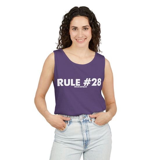 Rule 28 Need Help Ask Tank Top - Fandom-Made