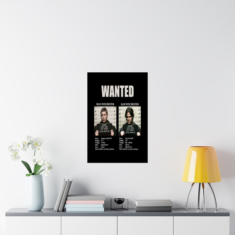 Winchesters Wanted Poster