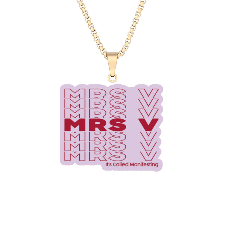Mrs. V Pendant