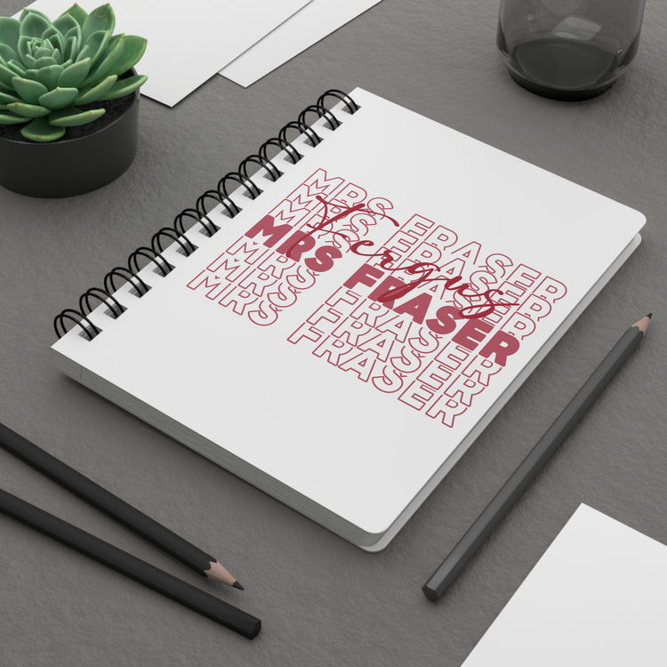 Mrs. Fergus Fraser Spiral Bound Journal