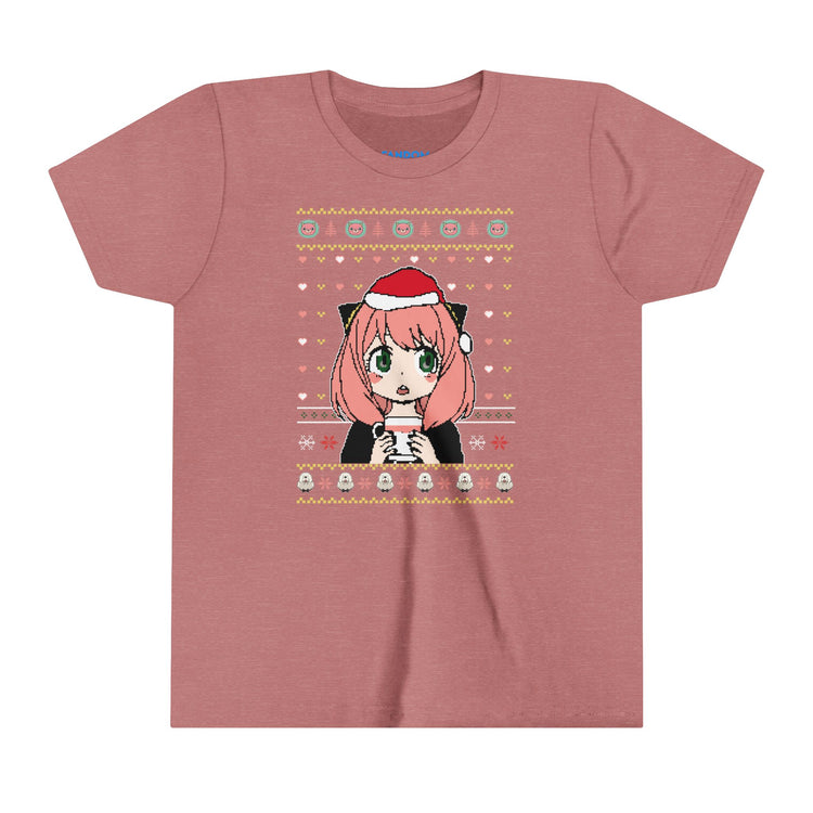 Anya Forger Ugly Christmas Sweater Youth Tee