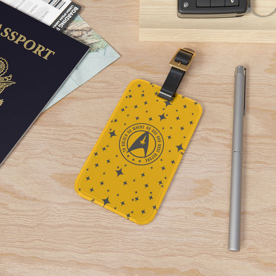 To Boldly Go Command Edition Luggage Tag - Fandom-Made