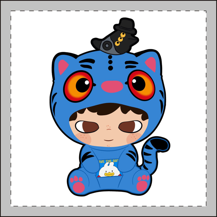 Derpy Hiromo Mini Plush Keychain