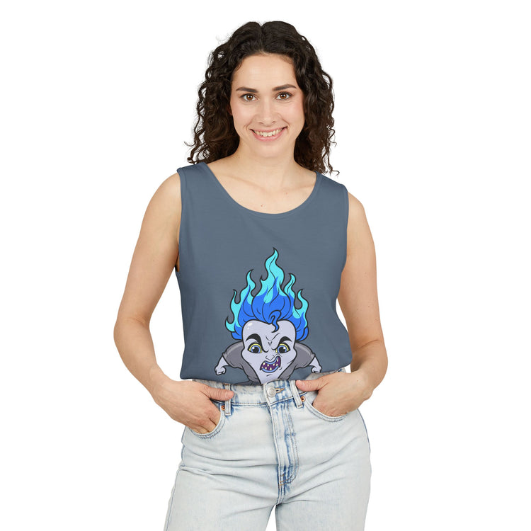 Hades Unisex Garment-Dyed Tank Top - Fandom-Made