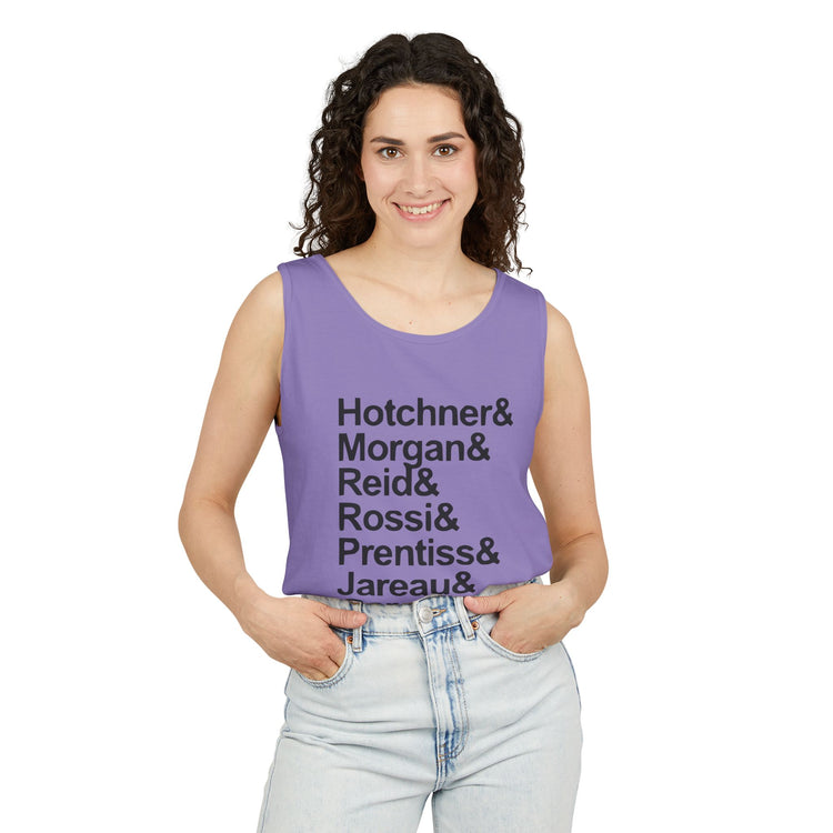 Criminal Minds Names Tank Top