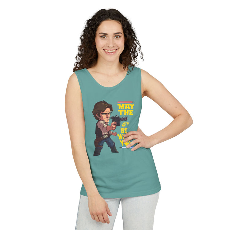 May The 4th Be With You Han Solo Tank Top