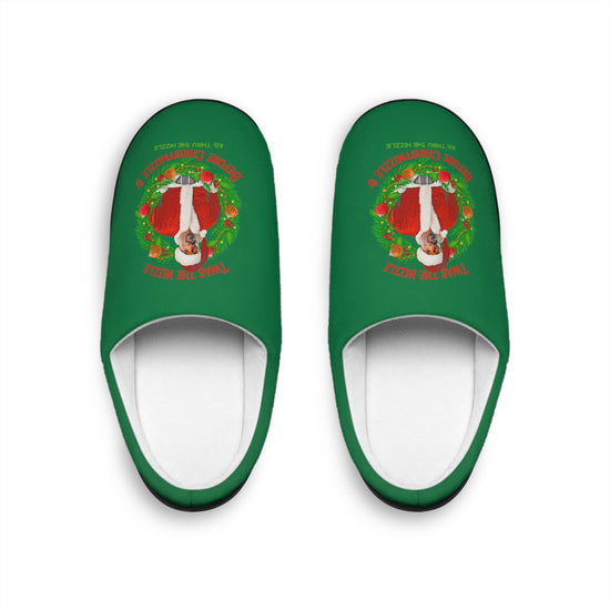 Snoop Dogg Christmas Men's Slippers - Fandom-Made