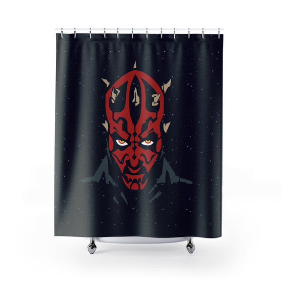 Dark Side Warrior Shower Curtain - Fandom-Made