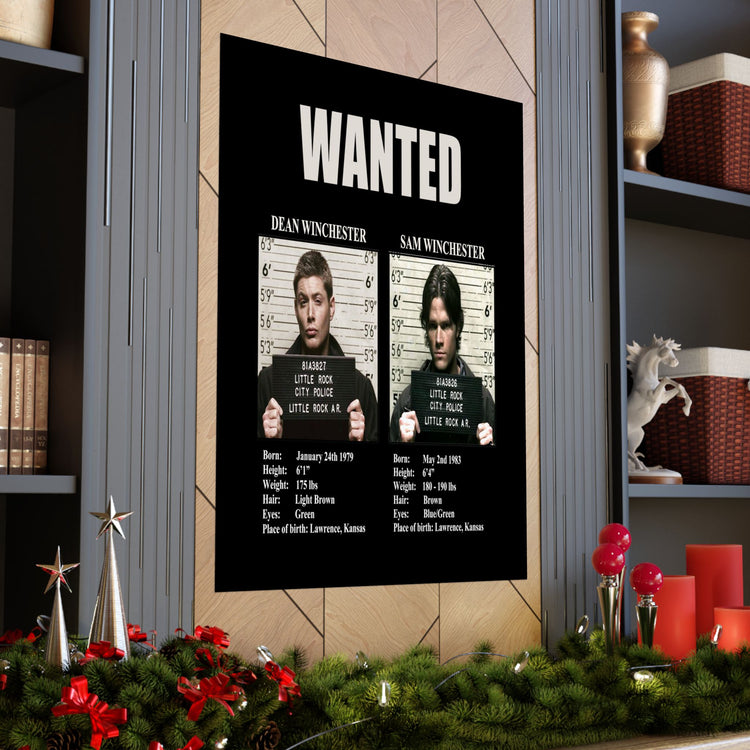 Winchesters Wanted Poster