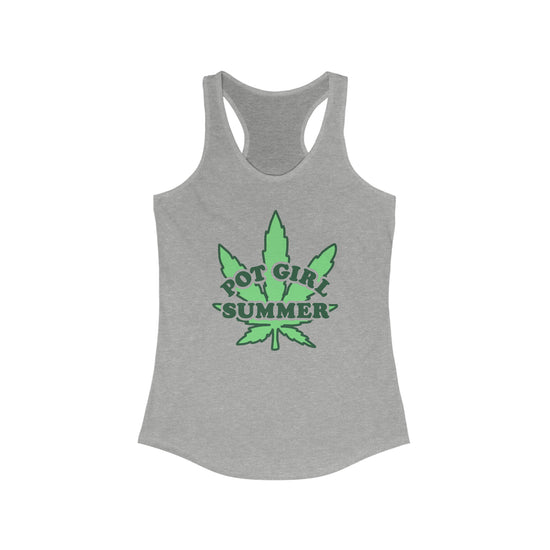 Pot Girl Summer Women's Racerback Tank - Fandom-Made