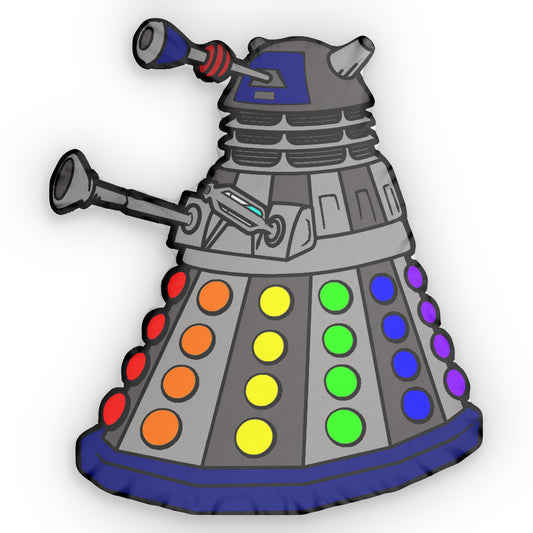 Dalek Pride-Shaped Pillow