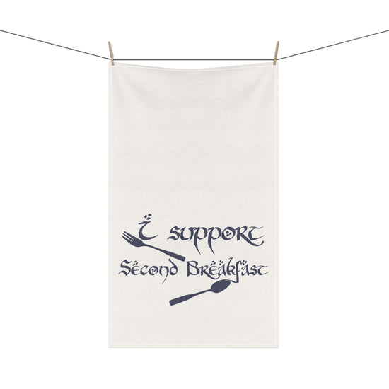 Support Second Breakfast Kitchen Towel - Fandom-Made