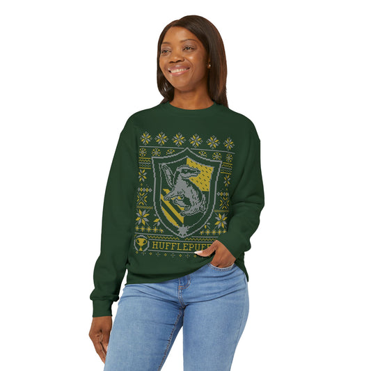 Hufflepuff Ugly Christmas Sweater Sweatshirt