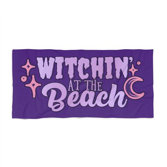 Witchin' At The Beach Beach Towel - Fandom-Made