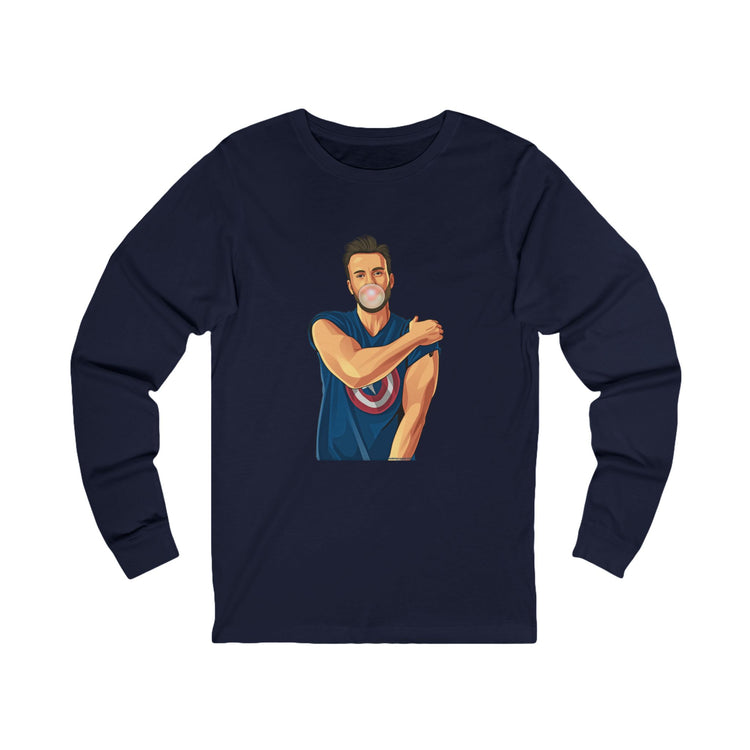 Chris Evans Unisex Long Sleeve Tee