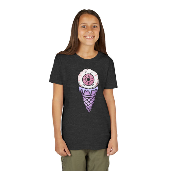Eyeball Cone Youth Tee - Fandom-Made