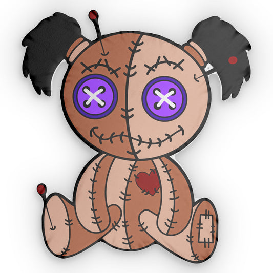 Voodoo Doll-Shaped Pillow