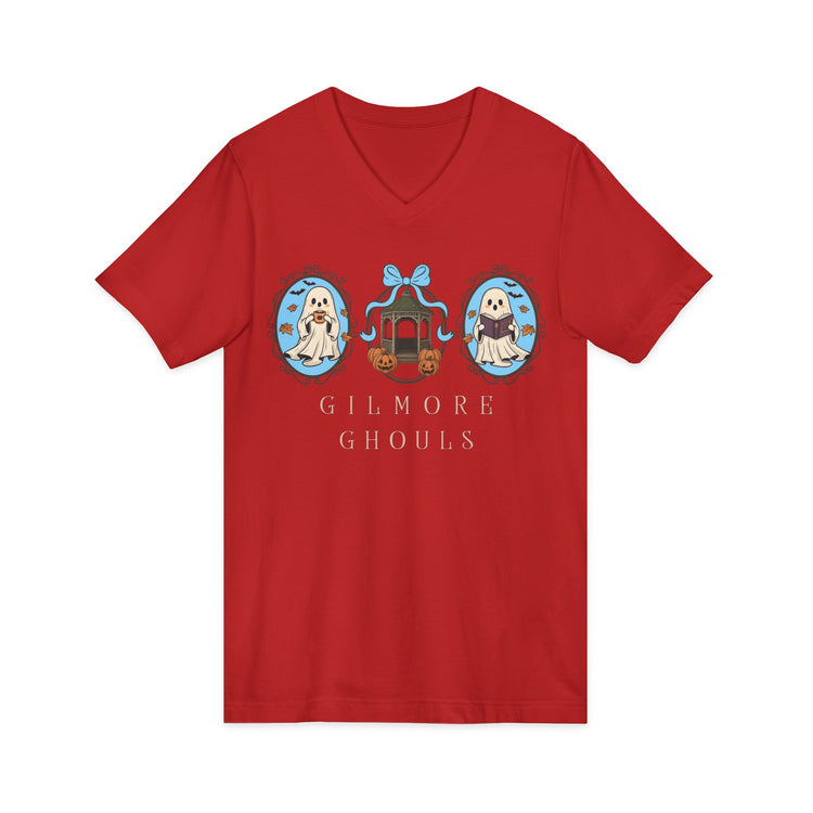 Gilmore Ghouls Unisex V-Neck Tee - Fandom-Made