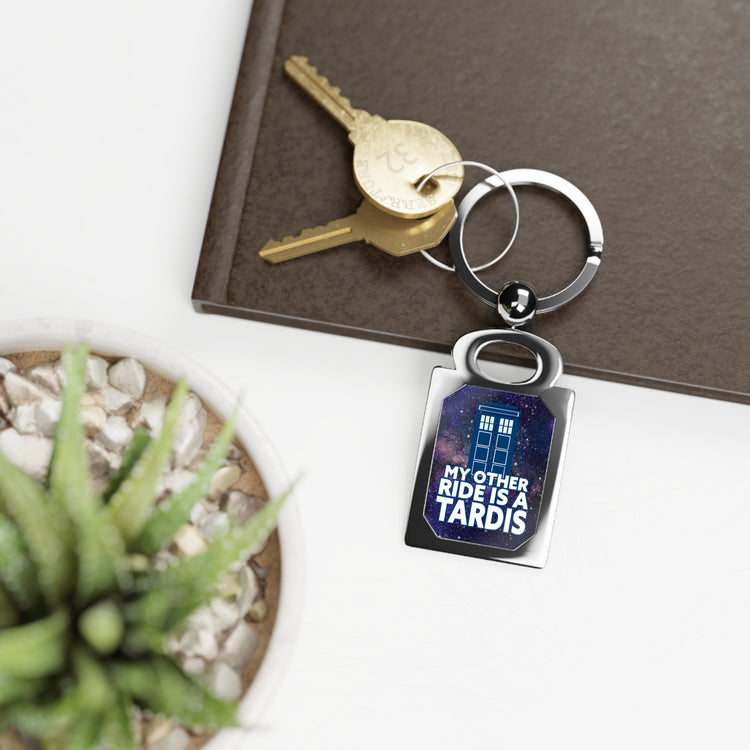 My Other Ride Is a Tardis Keyring