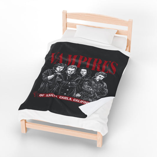 Vamps Of Santa Carla Velveteen Plush Blanket