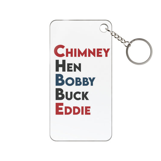 9-1-1 Names Keychain Charm