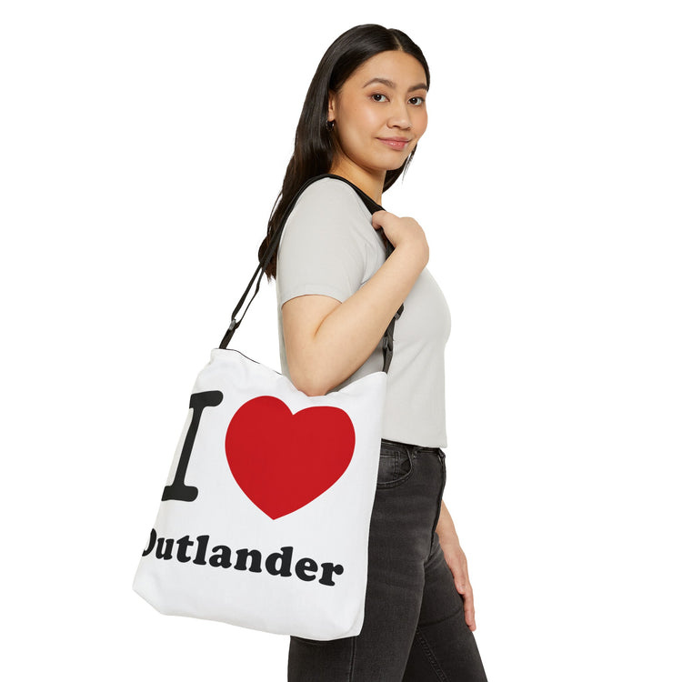 I Love Outlander Tote Bag