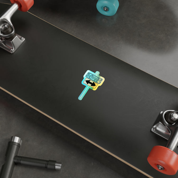 Decisions Holographic Sticker
